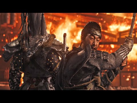 Ultimate Showdown The Ghost Vs The Kahn - Ghost Of Tsushima Lethal Mode No Damage - 4K 60fps