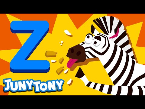 , title : 'Zebra Zoom Zoom | Phonics Song for Kids | Alphabet Z Song | Kindergarten Song | Zebra | JunyTony'