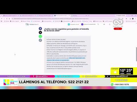 Comienza Nuestro Matinal  “Un Nuevo Día”  de 23 de Julio del 2026