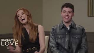 Redeeming Love Cast Interview with Abigail Cowen and Tom Lewis video