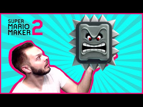 Incredible Thwomp Level Ideas in Mario Maker 2!