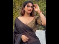 Beauty Queen In Dark Green Saree Backless Blouse Design Saree Backlessblousedesign Sareelove