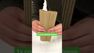 How to pack bottles - Plastic free! 🍾🌿Part. 2 #shorts #sustainable #packaging