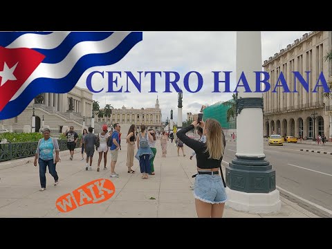 WALKING in CENTRO HABANA, La Habana, CUBA I 4K 60fps