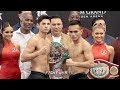 ROMERO DUNO & RYAN GARCIA FINALLY FACE TO FACE - FULL GARCIA DUNO WEIGH IN & FACE OFF VIDEO