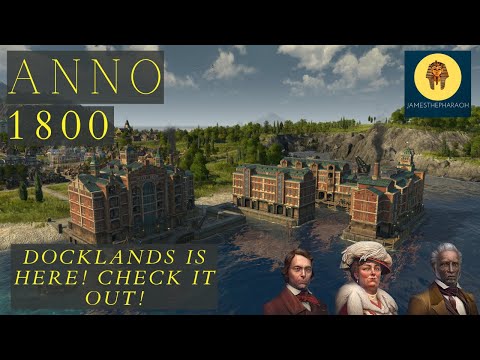Anno 1800 Sandbox |Ep.21| (All DLC) - DOCKLANDS IS HERE! Diego Garcia is up and running!