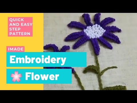Easy embroidery Flower Making for Beginners toturial||Arifa's cupboard