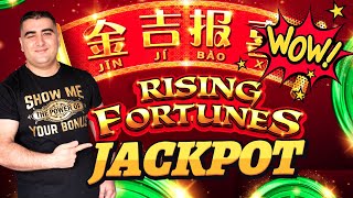 High Limit RISING FORTUNES Slot Machine HANDPAY JACKPOT- $26.40 Bet| Buffalo Gol