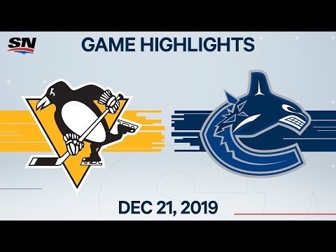 NHL Highlights | Penguins vs. Canucks – Dec. 21, 2019