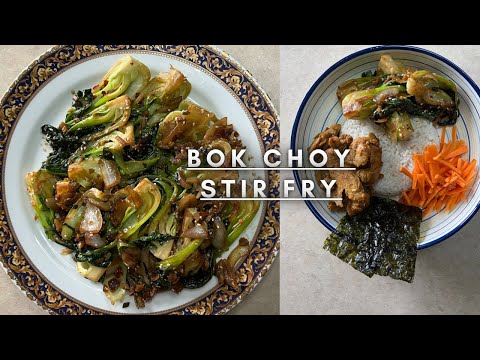 5 Minute Stir Fry Bok Choy