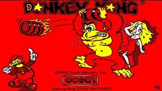 [Amstrad CPC] Donkey Kong - Longplay