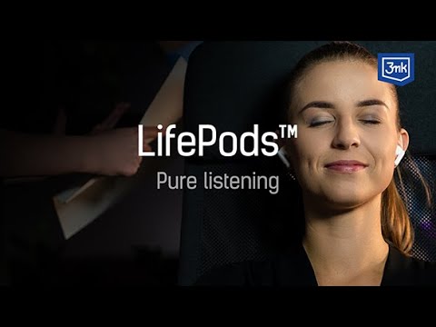 Belaidės ausinės 3mk LifePods baltos video
