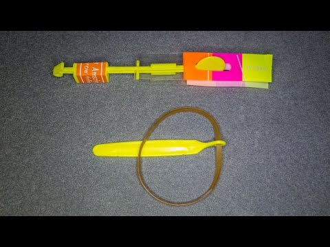 Посылка с AliExpress: Вертолетик с рогаткой