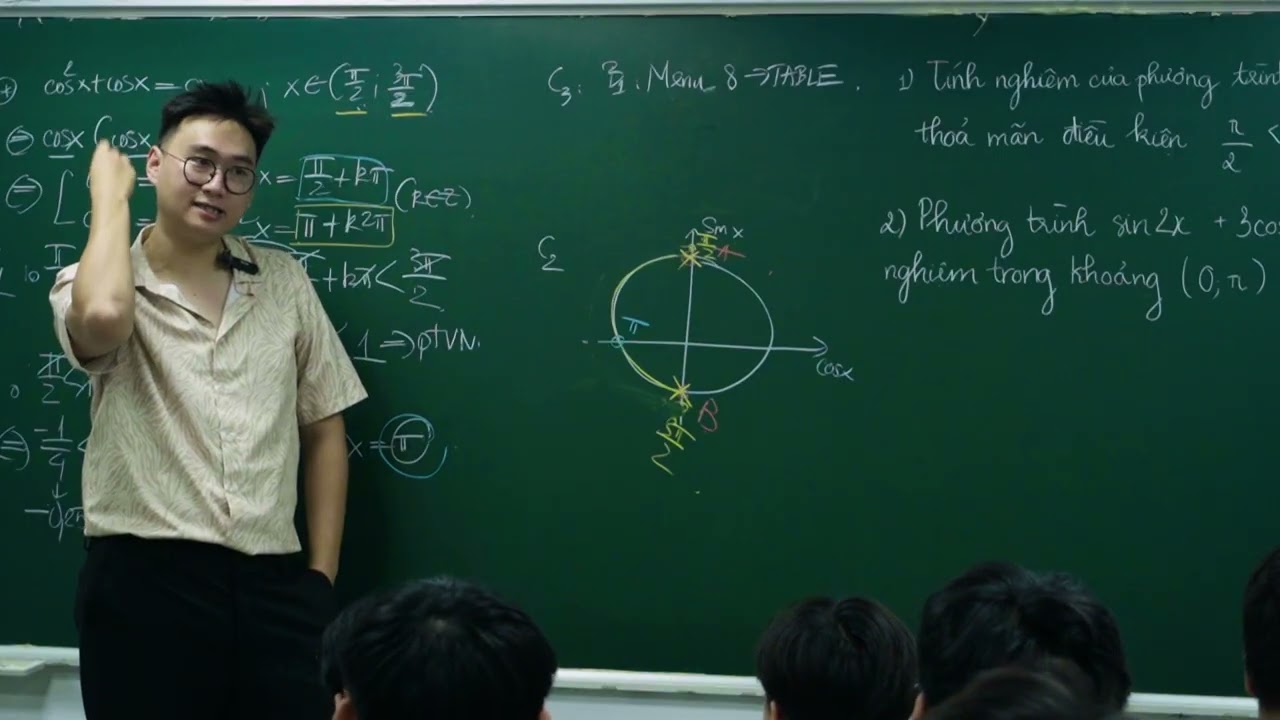 (ZOOM) PHƯƠNG TRÌNH LƯỢNG GIÁC BUỔI 3