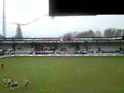 sparta -  feyenoord   einde spelers komen bij dennis neville