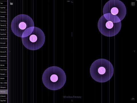Tc-11 Multitouch Synth iOS iPad  with  Eventide BlackHole  AudioDamage EOS2 iPad iOS AUv3