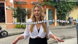 Tour pelo nosso hotel em Cartagena 🇨🇴