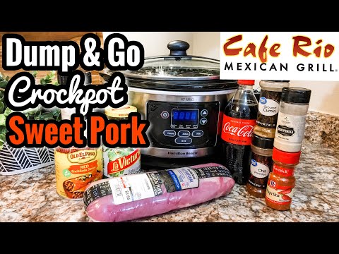 COPYCAT CAFE RIO SWEET PULLED PORK | SIMPLE DUMP & GO...