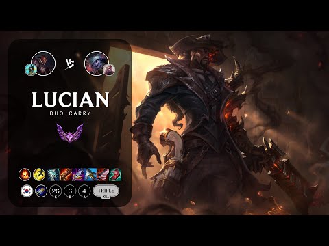 Lucian ADC vs Tristana - KR Master Patch 13.12