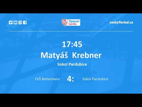 Highlights: FbŠ Bohemians - Sokol Pardubice 6:7p