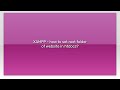 XAMPP How To Set Root Folder Of Website In Htdocs