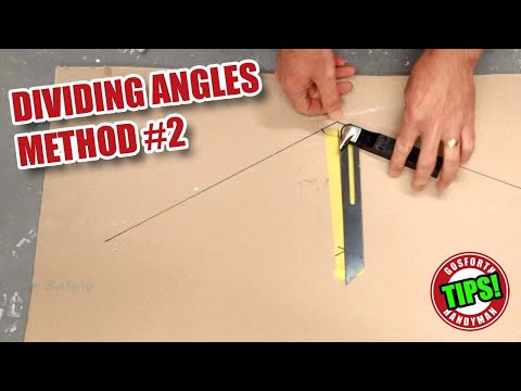 Dividing angles - the parallel board method - Woodworking Tips!