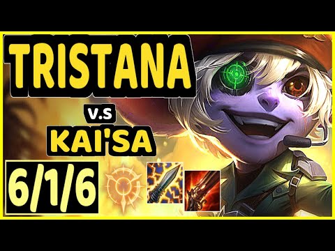 FORG1VEN (TRISTANA) vs KAI'SA - 6/1/6 KDA BOTTOM ADC CHALLENGER GAMEPLAY - EUW