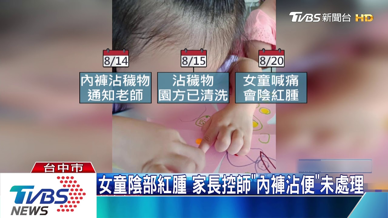 女童陰部紅腫 家長控師「內褲沾便」未處理