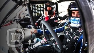 Jimmie Johnson NASCAR Experience At Fontana Auto Club Raceway: California Hot Lap Ep. 2