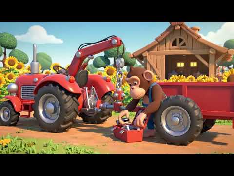 Monkey King's Farm Adventure: Heroic Rescue & Dream Garden Building!