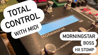 Video thumbnail for MIDI Control | Morningstar MC6 and ML5 by Average Mike