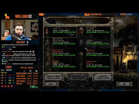 Diablo 2 - Hell Amazon Speedrun - WR Attempt #2