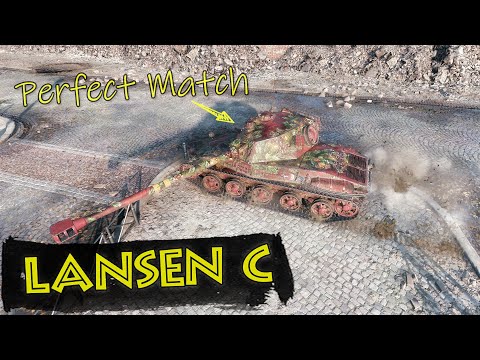 Lansen C - Perfect Match - Sweden Tier VIII MT | World of Tanks Replays | 6,8K Damage 8 Kills