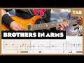 Dire Straits Brothers In Arms Guitar Tab Lesson Cover Tutorial