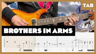 Brothers in Arms Dire Straits Cover | Guitar Tab | Lesson | Tutorial