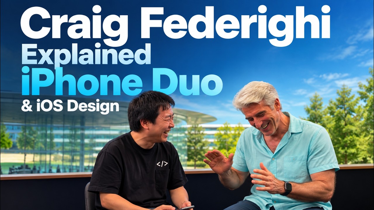 I Asked Craig Federighi Why iPhone Still Can&rsquo;t Swipe Back from the Right - YouTube