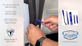 Tesla Model 3 Interior B-Pillar Easy Fix, DIY