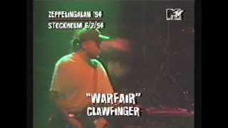 CLAWFINGER - Warfair (Live in Stockholm, 06.02.1994)