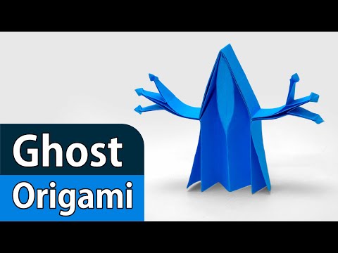 It Looks Alive Halloween Origami Pumpkin