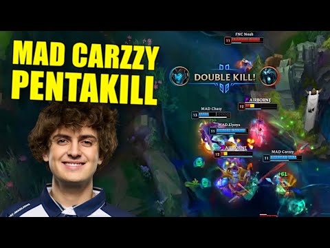 MAD CARZZY KALISTA PENTA VS FNATIC IN MONTPELLIER!!