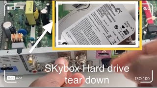 Sky Plus HD Box Strip Tear down Disassembly - Hard drive extraction, salvage & retrofit for reuse