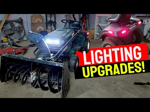Adding Lighting To The Craftsman 917 Riding Snowblower