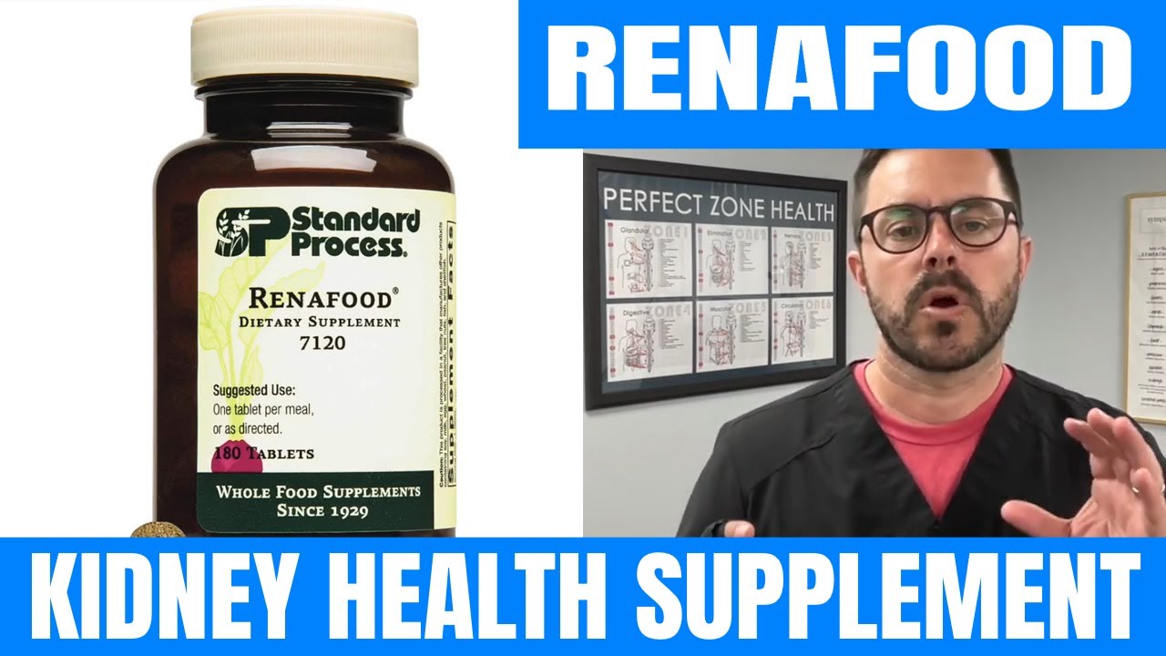 Renafood Standard Process Review Kidney Health Supplement - Vitamin A, Arginex, and Renatrophin PMG