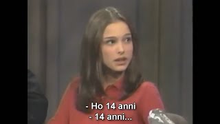 Natalie Portman presenta &#39;Beautiful Girls&#39; - David Letterman Show (1996) | SUB ITA