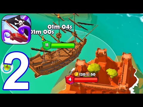 Pirate Raid - Caribbean Battle - Gameplay Walkthrough Part 2 (Android,iOS) - YouTube