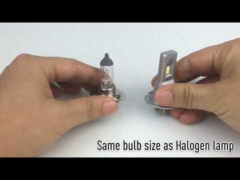 Hot selling new short H7 LED headlight , easy to install! !