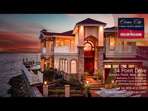 34 Point Drive, Somers Point NJ 08244, LUXURY WATERFRONT Ocean City Real Estate Group