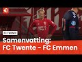 FC Twente sluit voorbereiding af met gelijkspel tegen Emmen