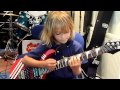 7 year old Mini Band guitarist Zoe plays Enter ...