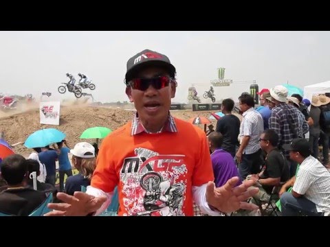 THAIMXGP2016 race stage supunburi